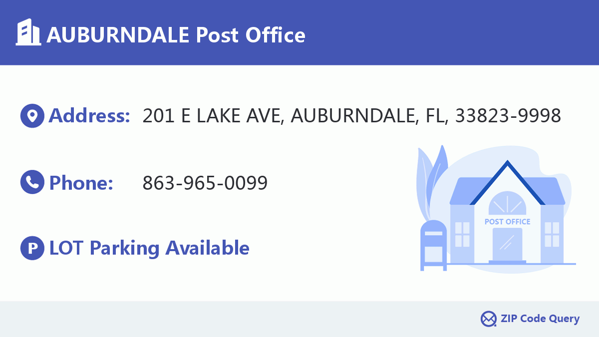 Post Office:AUBURNDALE