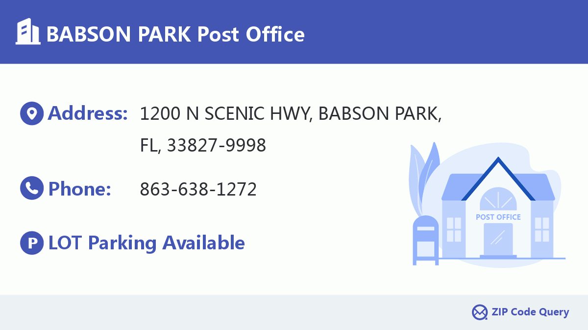 Post Office:BABSON PARK