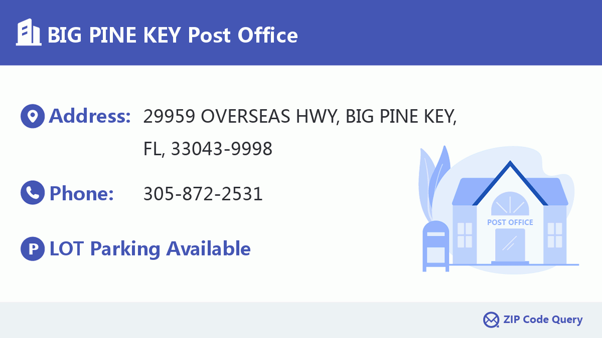 Post Office:BIG PINE KEY