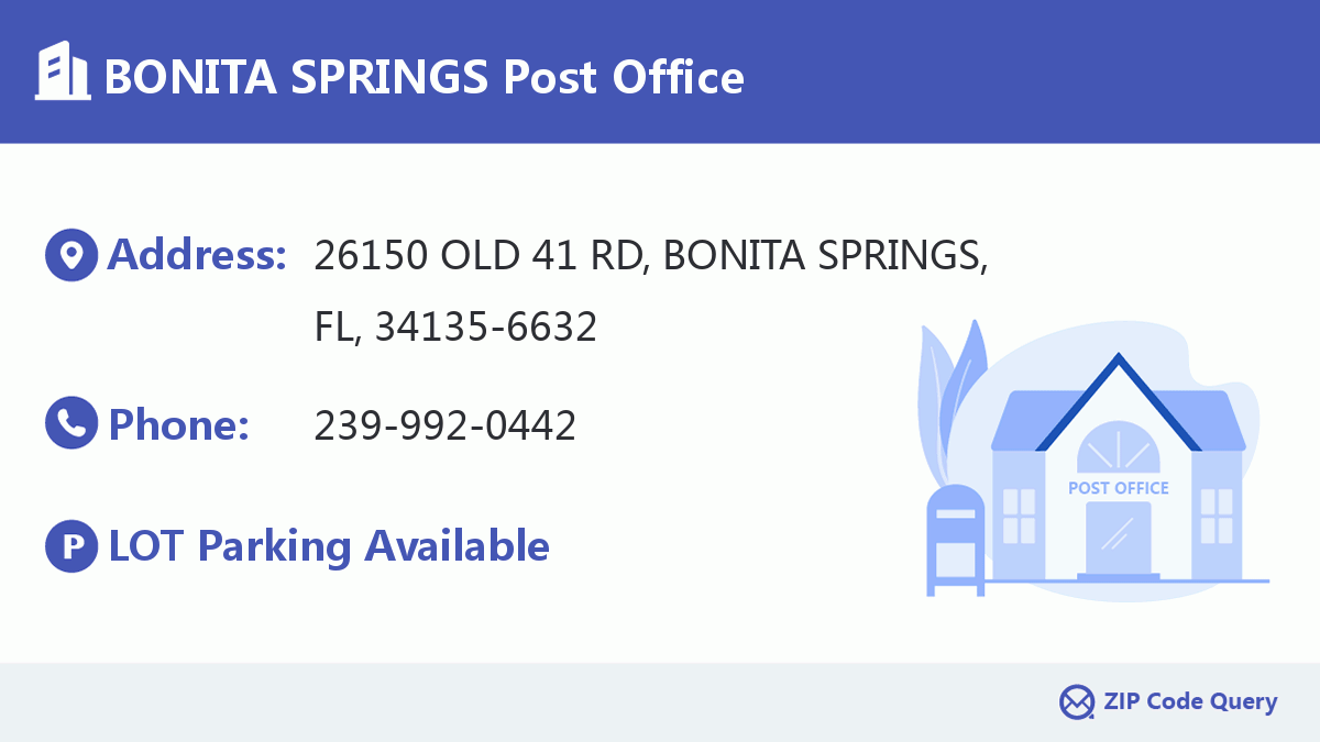 Post Office:BONITA SPRINGS
