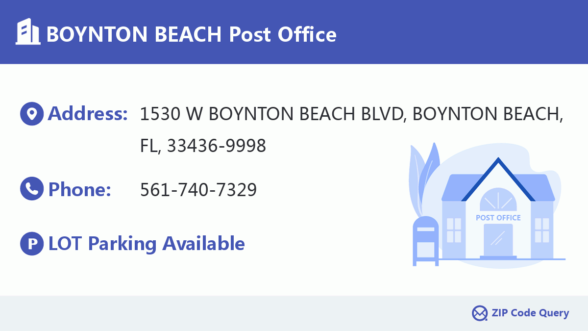 Post Office:BOYNTON BEACH