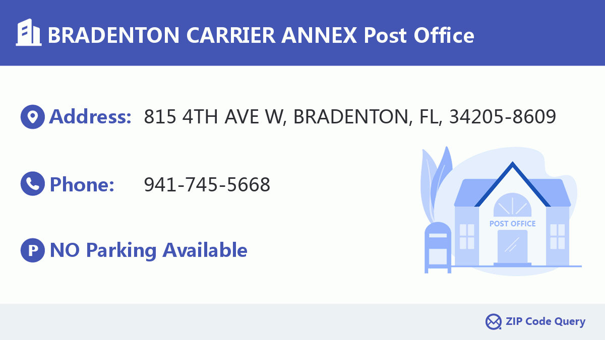 Post Office:BRADENTON CARRIER ANNEX