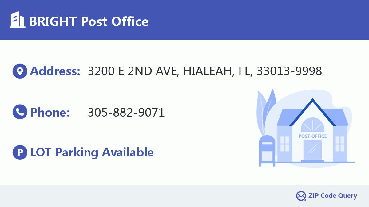 Post Office:BRIGHT