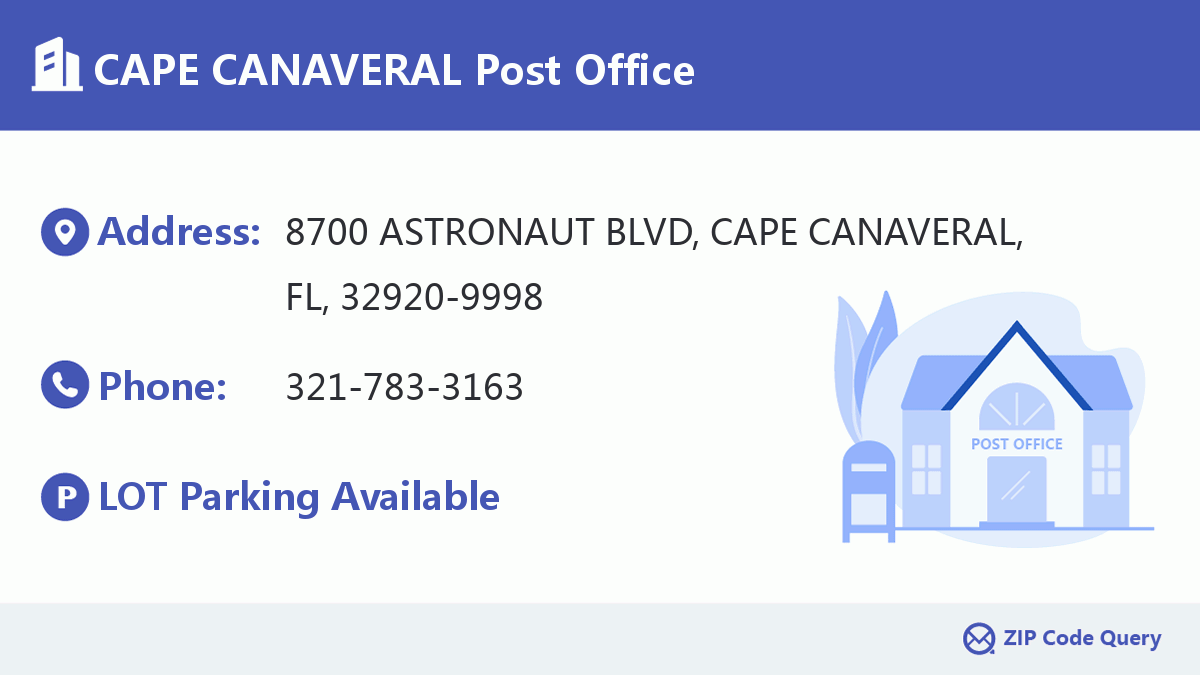 Post Office:CAPE CANAVERAL