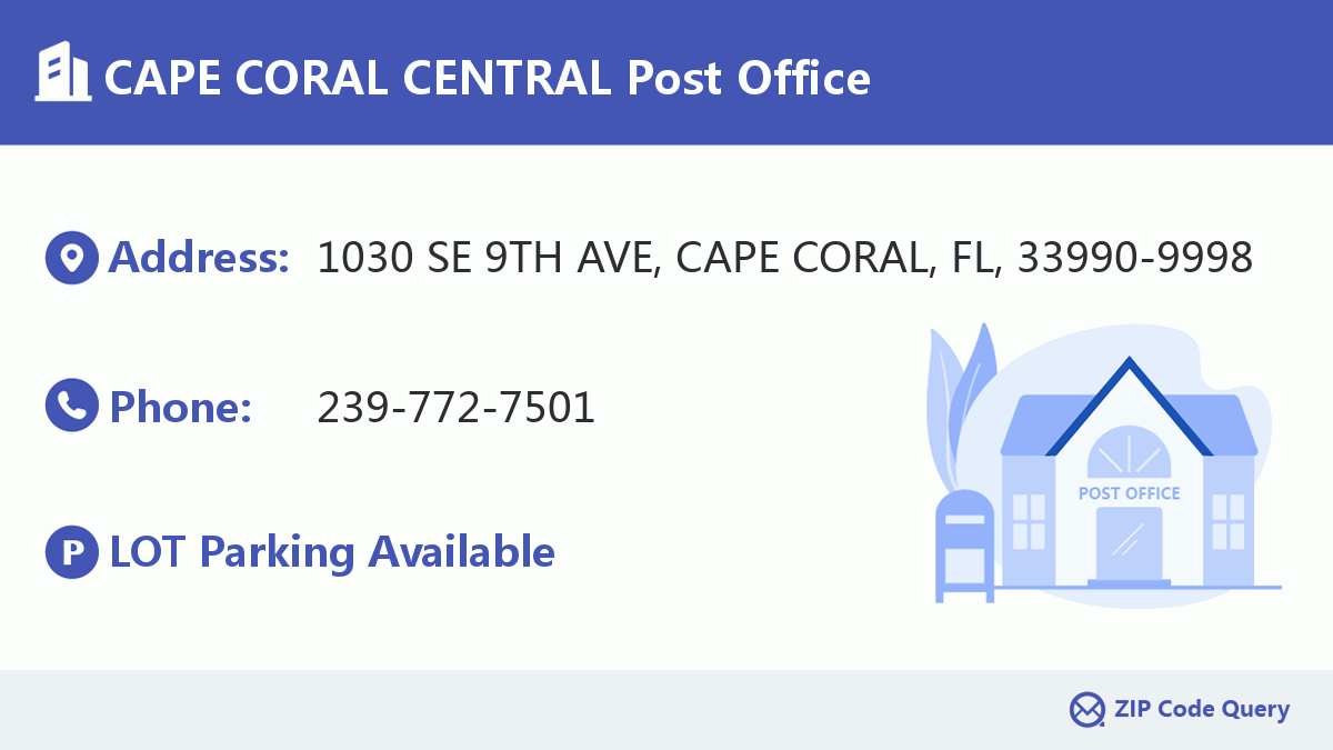 Post Office:CAPE CORAL CENTRAL