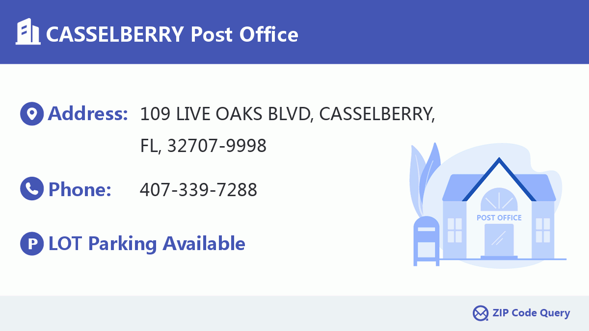 Post Office:CASSELBERRY