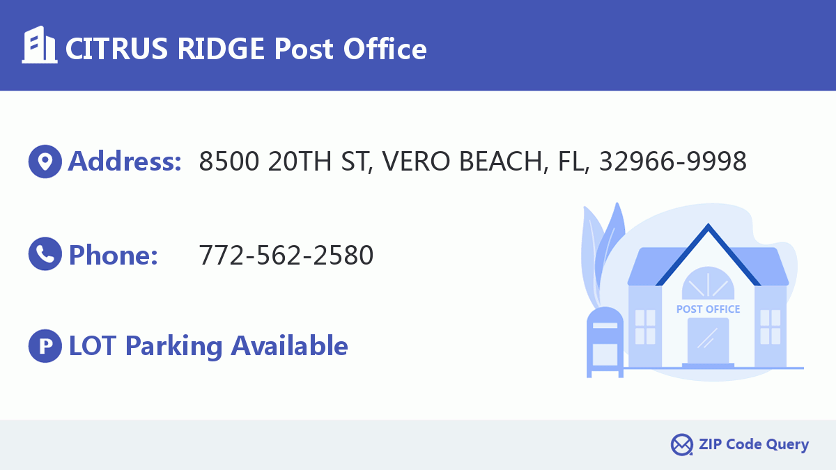 Post Office:CITRUS RIDGE