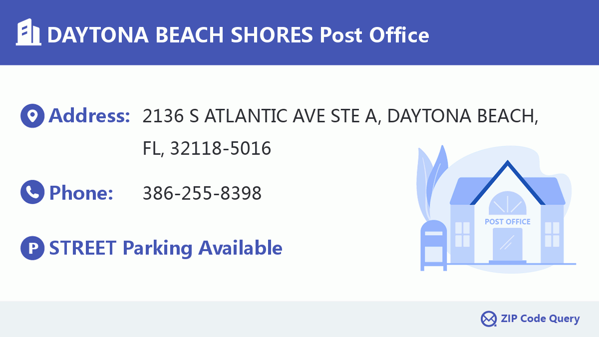Post Office:DAYTONA BEACH SHORES