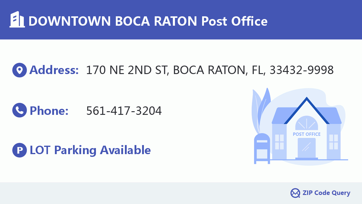 Post Office:DOWNTOWN BOCA RATON