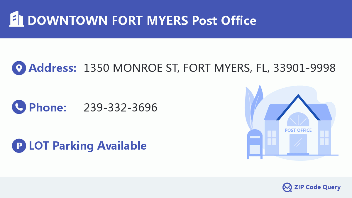 Post Office:DOWNTOWN FORT MYERS
