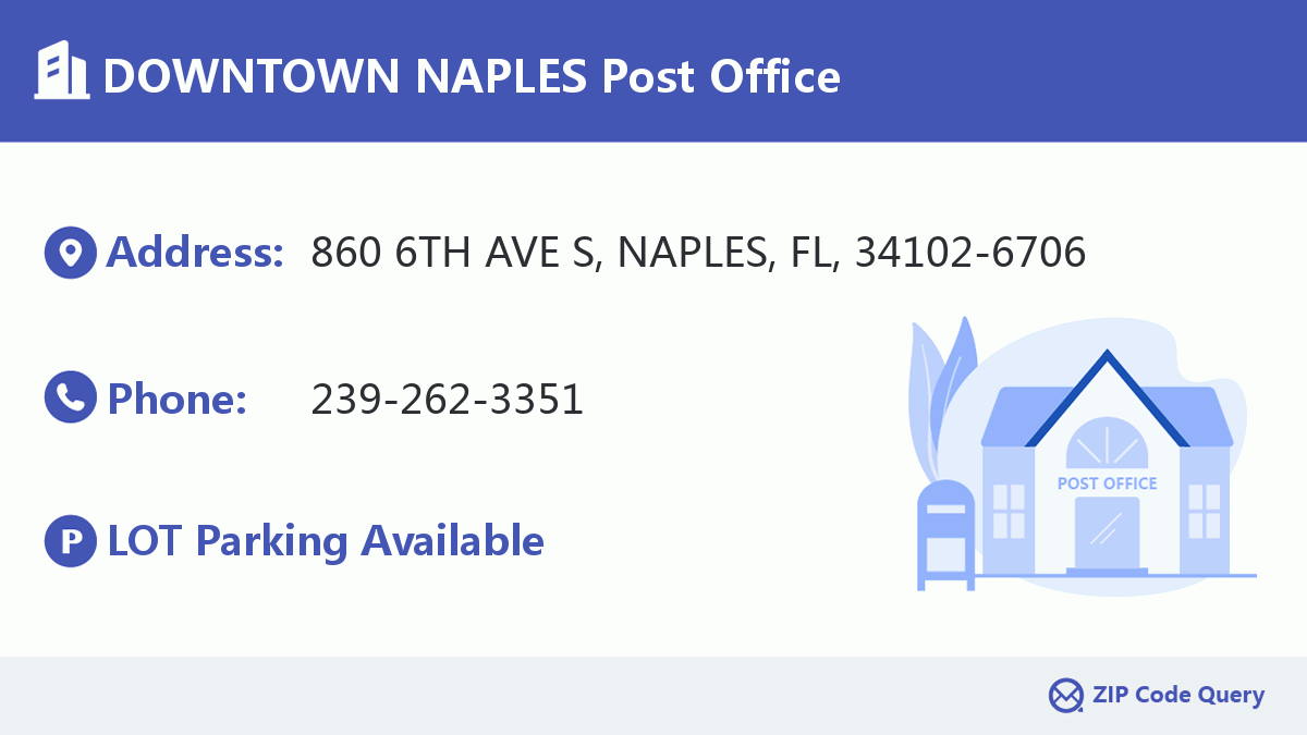 Post Office:DOWNTOWN NAPLES
