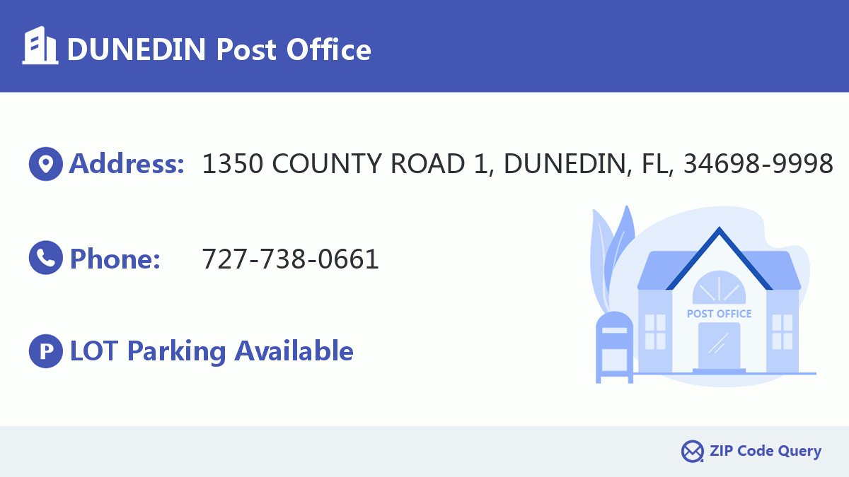 Post Office:DUNEDIN