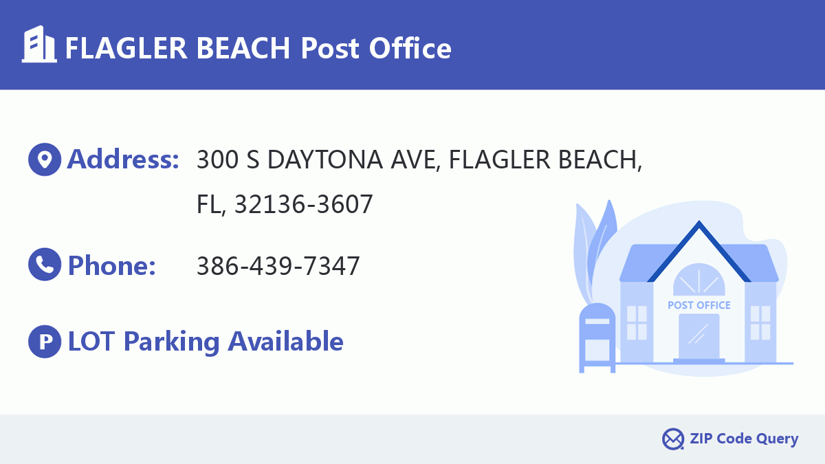 Post Office:FLAGLER BEACH