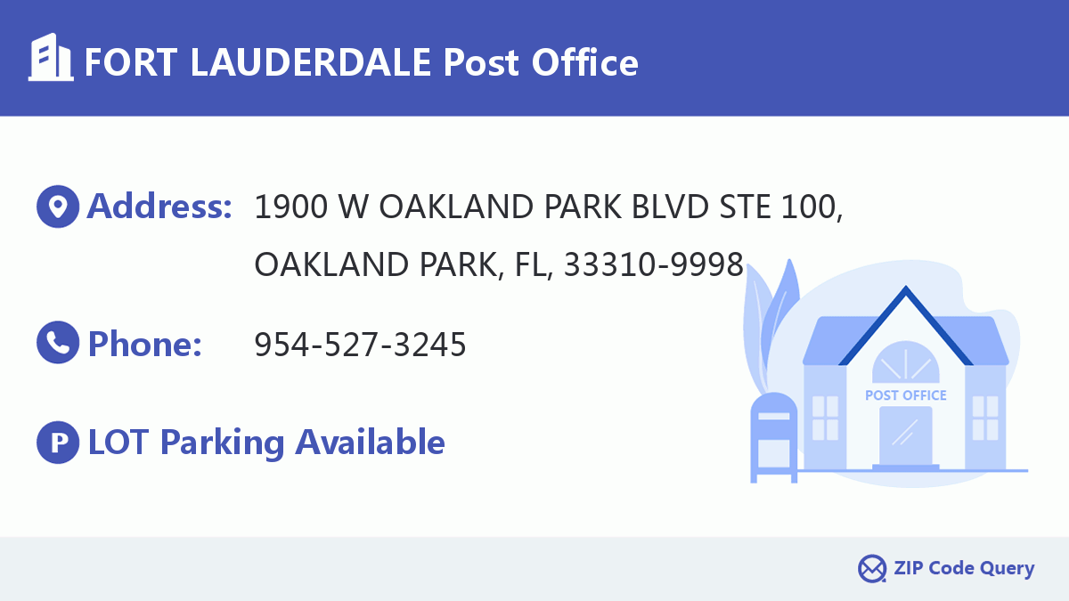 Post Office:FORT LAUDERDALE
