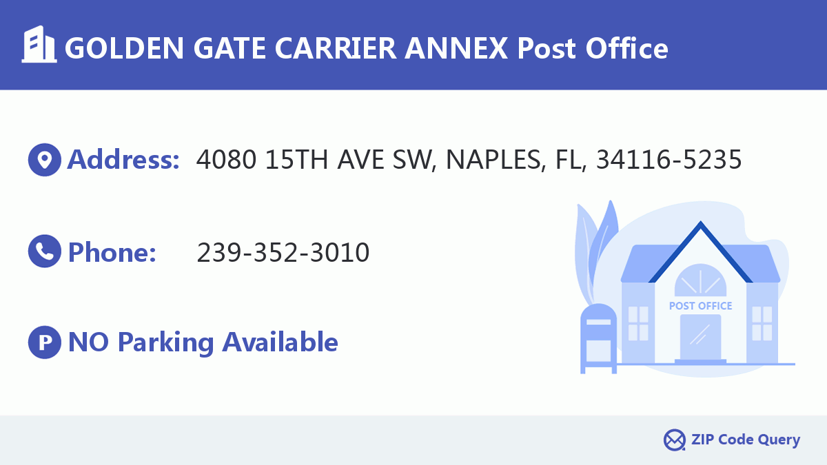 Post Office:GOLDEN GATE CARRIER ANNEX