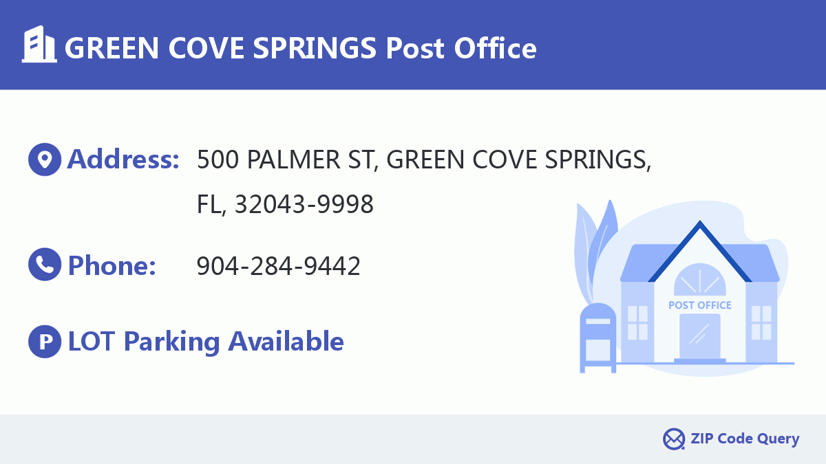Post Office:GREEN COVE SPRINGS