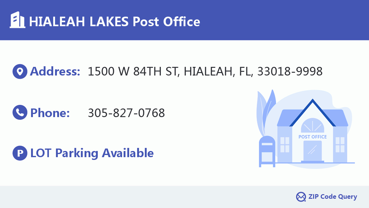 Post Office:HIALEAH LAKES