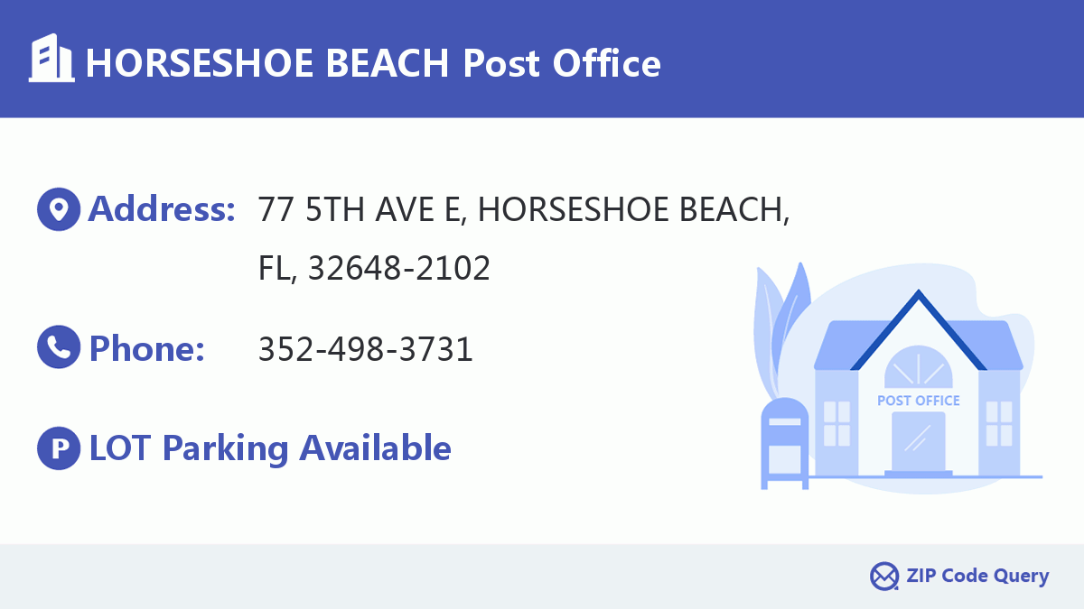 Post Office:HORSESHOE BEACH