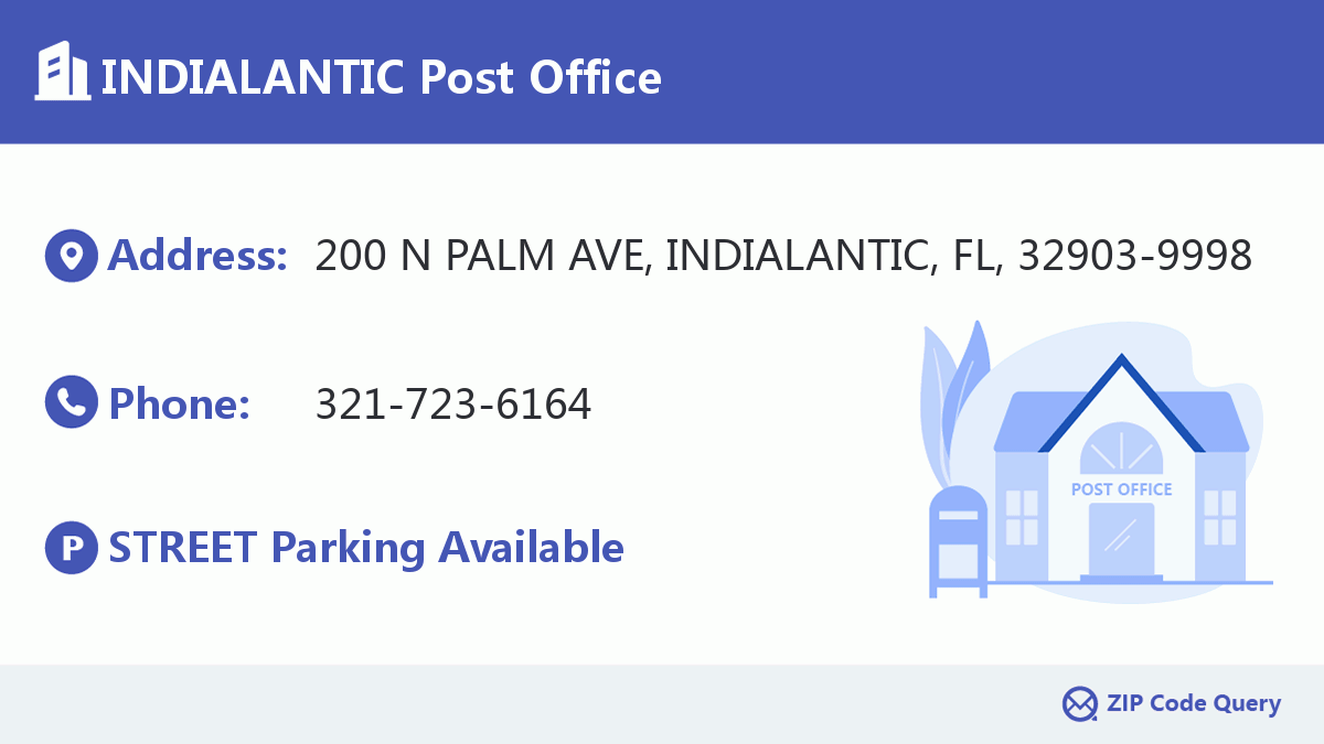 Post Office:INDIALANTIC