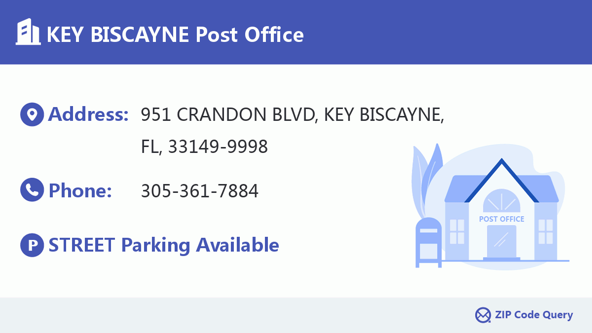Post Office:KEY BISCAYNE
