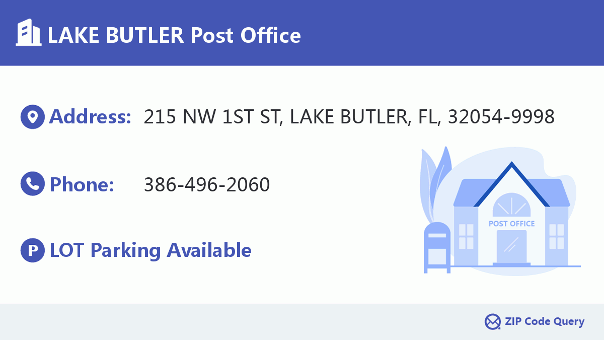 Post Office:LAKE BUTLER
