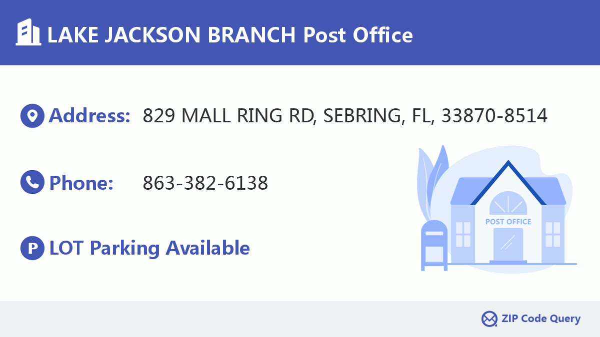 Post Office:LAKE JACKSON BRANCH