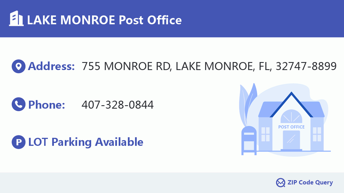 Post Office:LAKE MONROE