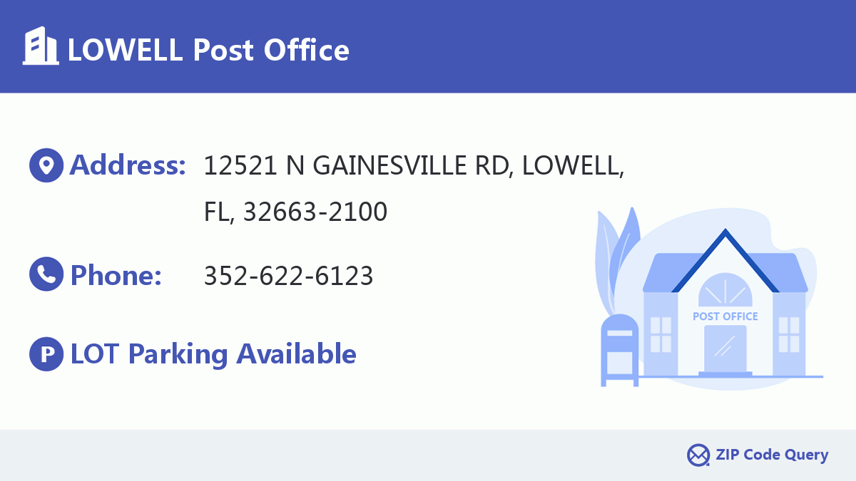 Post Office:LOWELL