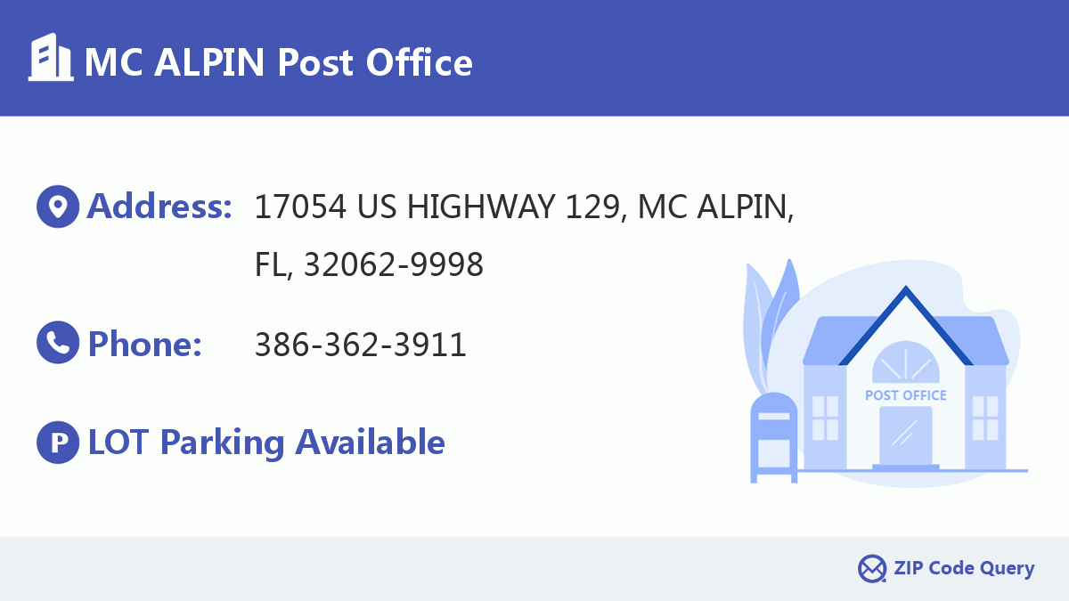 Post Office:MC ALPIN