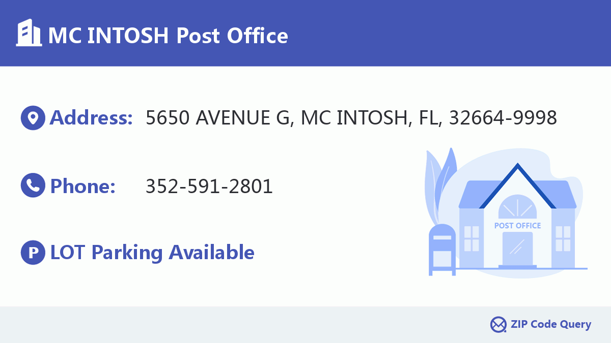 Post Office:MC INTOSH