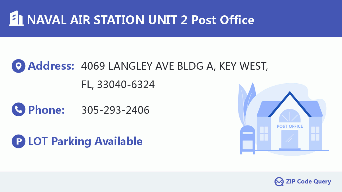 Post Office:NAVAL AIR STATION UNIT 2