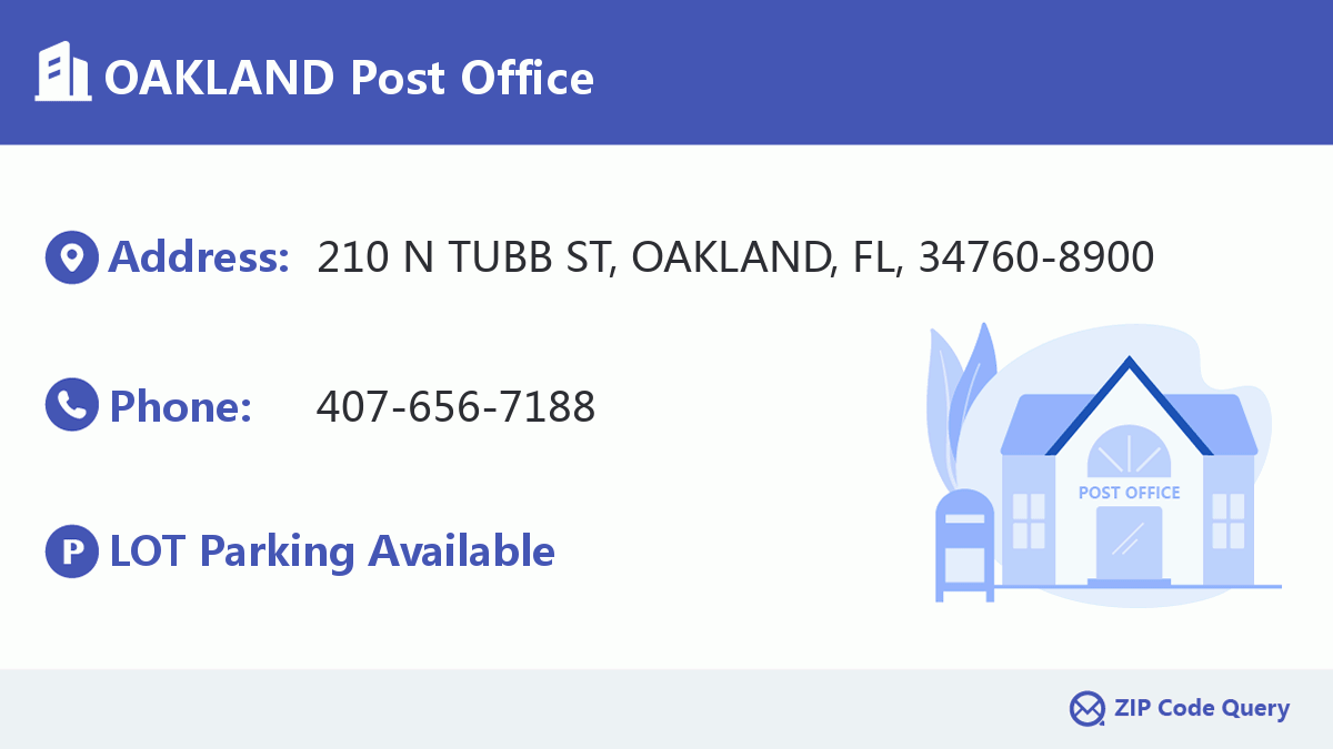 Post Office:OAKLAND