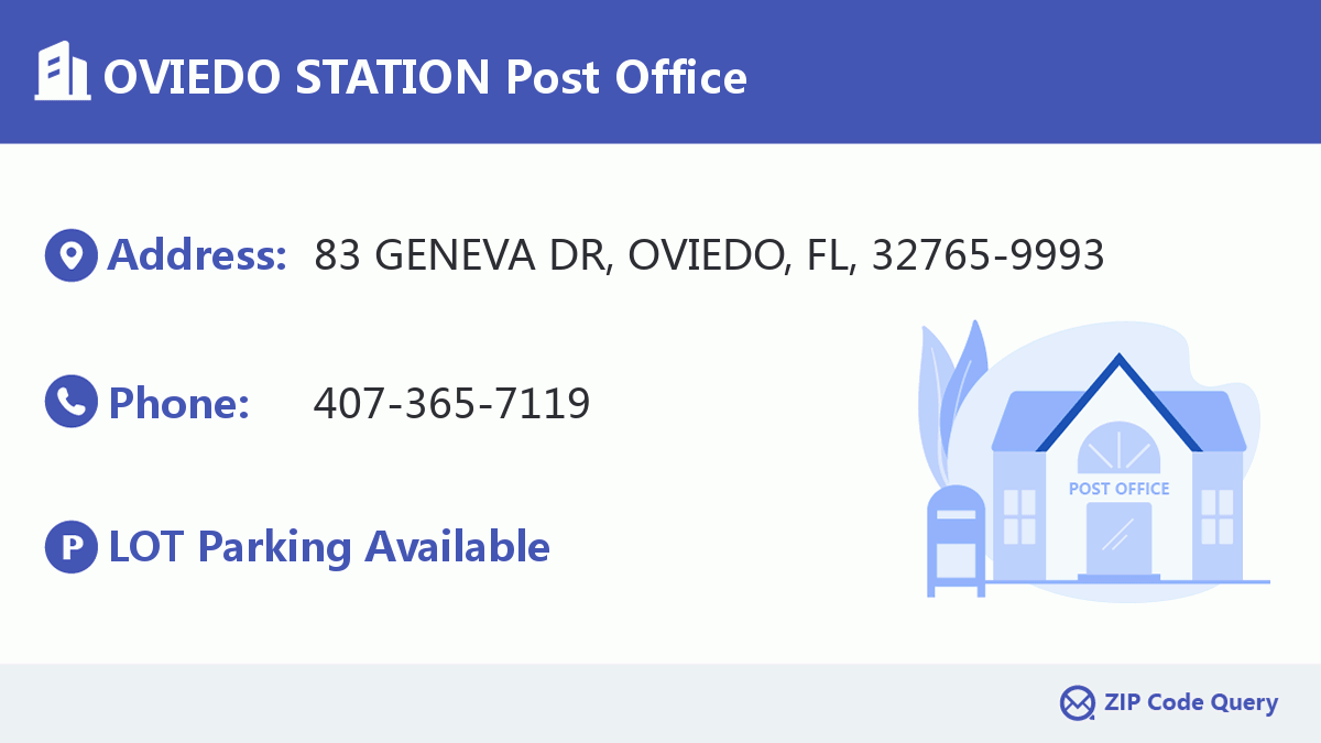 Post Office:OVIEDO STATION