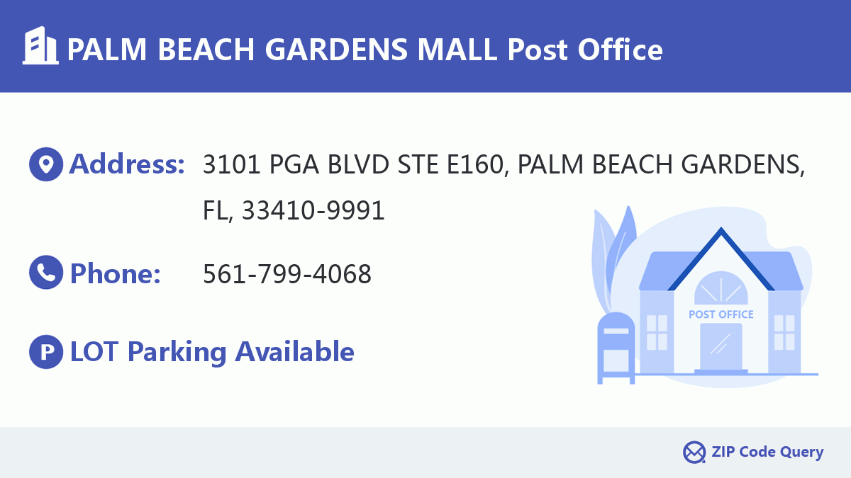Post Office:PALM BEACH GARDENS MALL