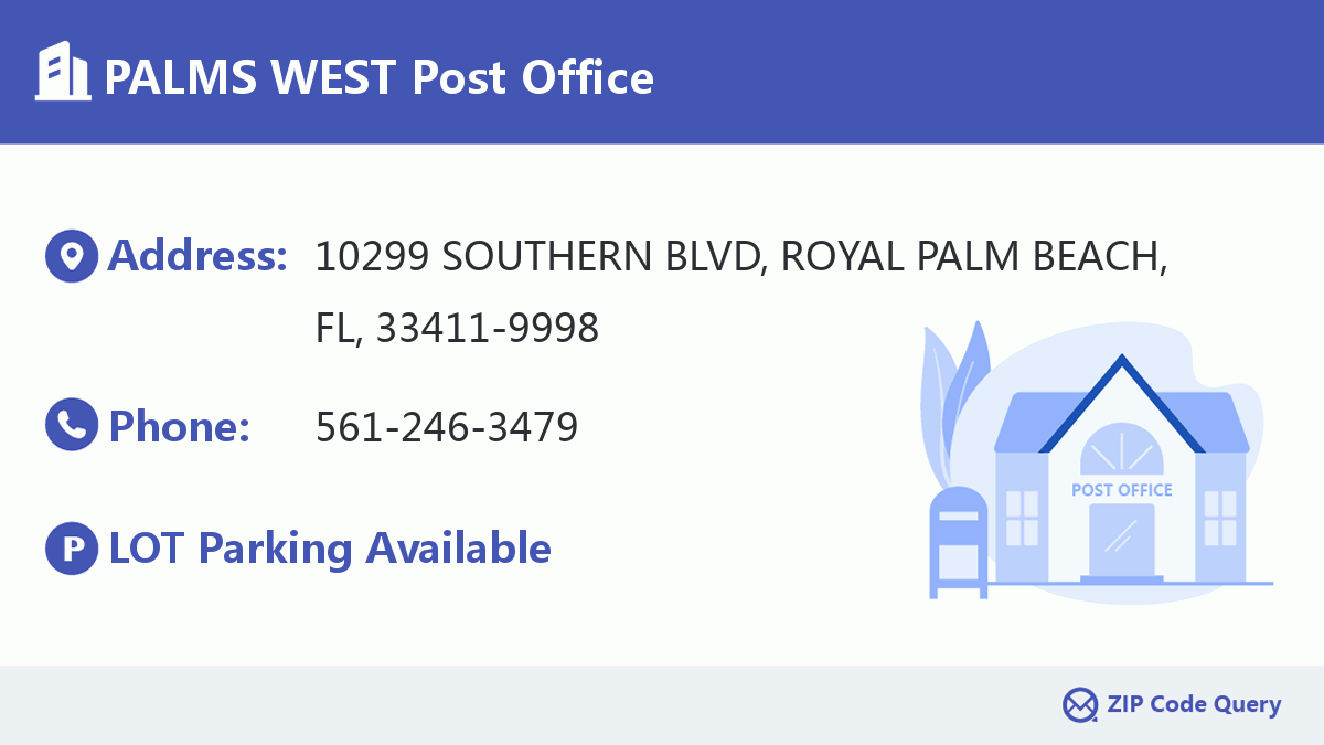 Post Office:PALMS WEST