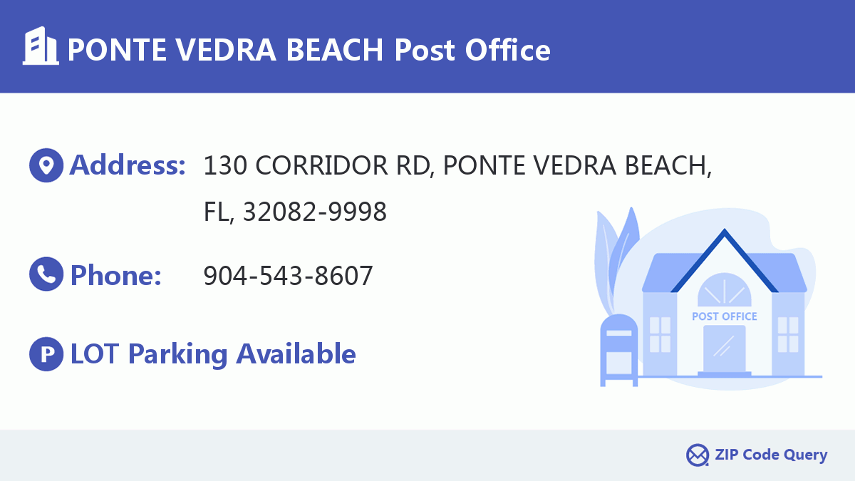 Post Office:PONTE VEDRA BEACH