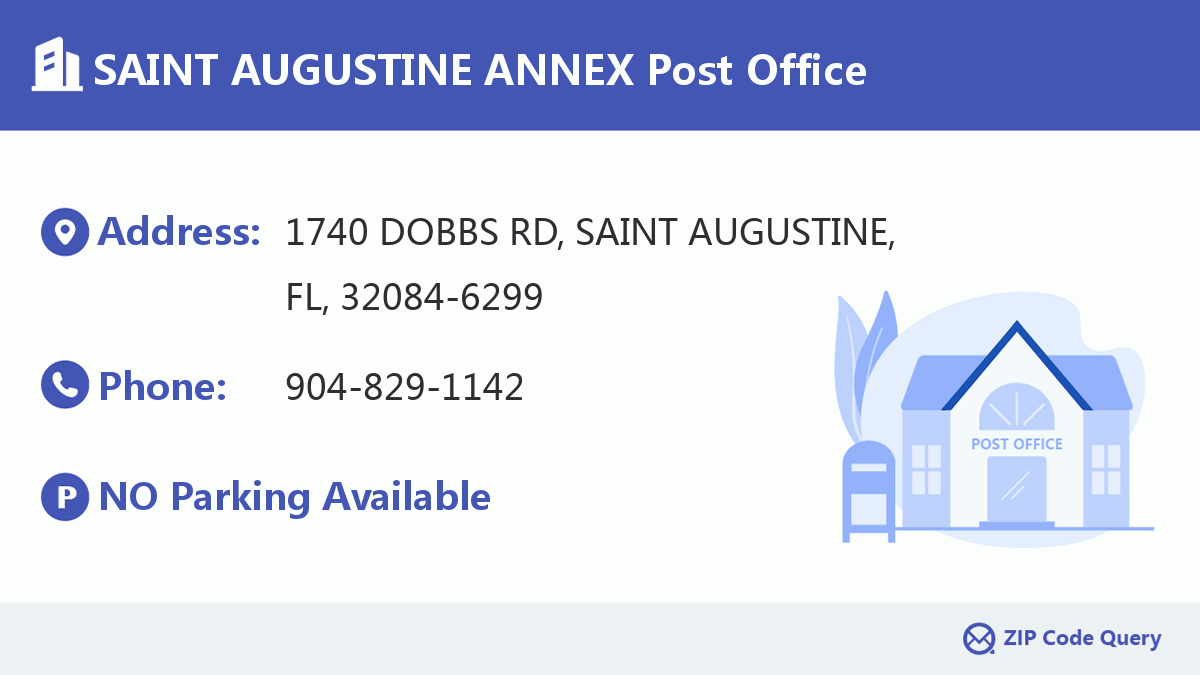 Post Office:SAINT AUGUSTINE ANNEX