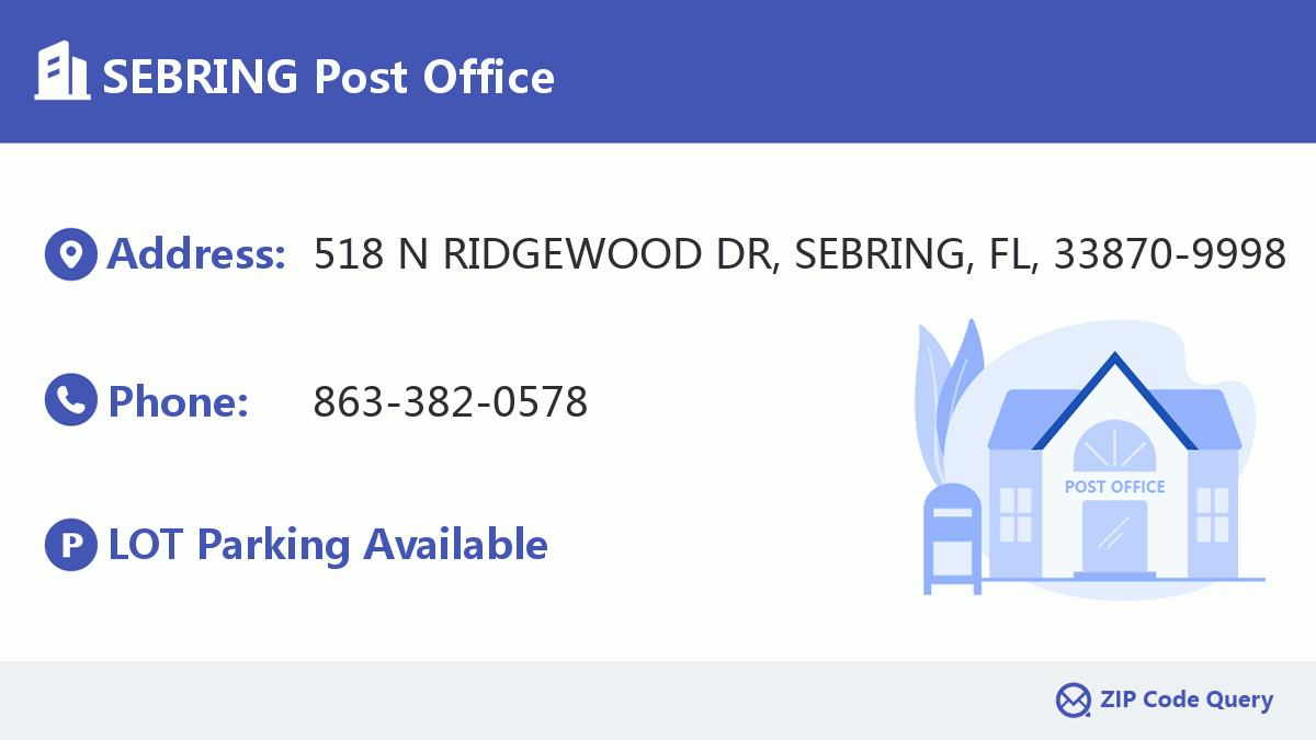 Post Office:SEBRING