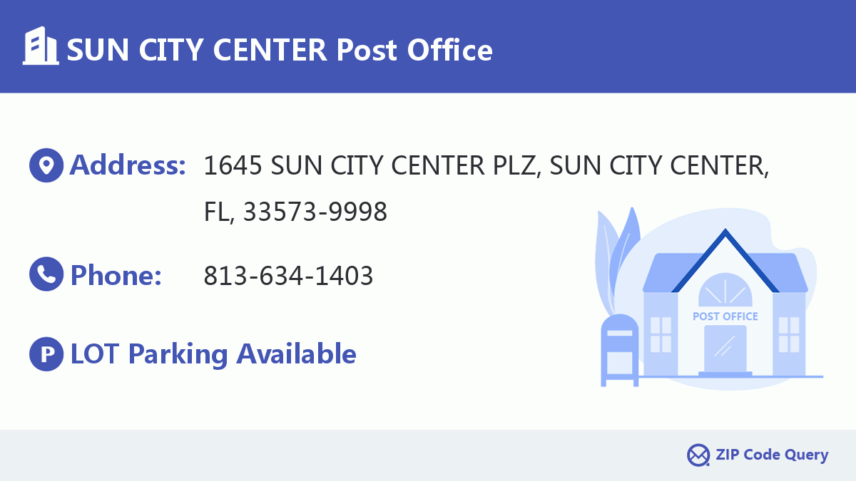 Post Office:SUN CITY CENTER