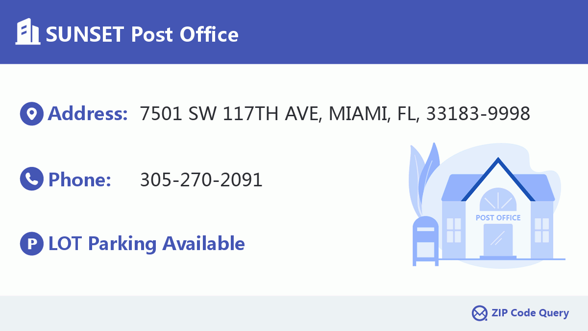 Post Office:SUNSET