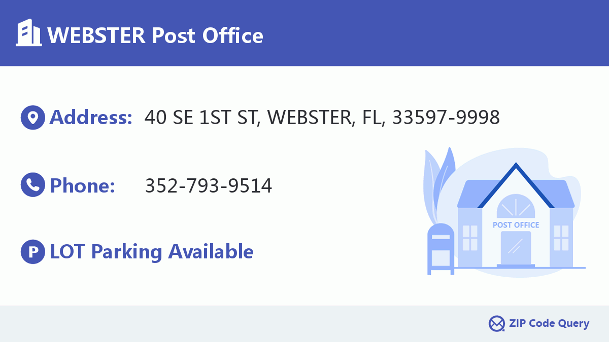 Post Office:WEBSTER