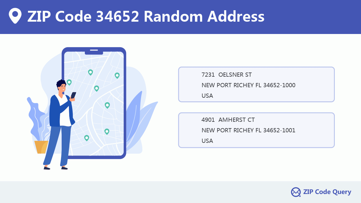 random address with zip code